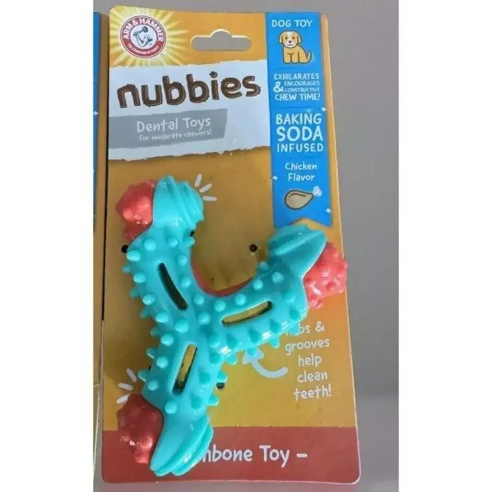 Arm & Hammer Dental Dog Toys Nubbies Set of 2